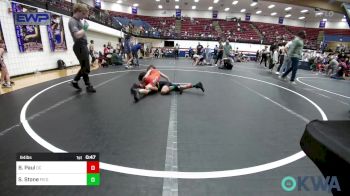 64 lbs Consi Of 4 - Brogan Paul, Del City Little League vs Slade Stone, Piedmont