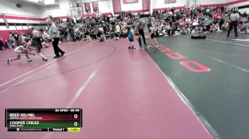 85-90 lbs Quarterfinal - Cooper Chiles, Open Mats vs Reed Kelmel, Odessa Youth Wrestling