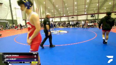 144 lbs Cons. Round 1 - Carlos Zavala, OR vs Jake Hurley, WA