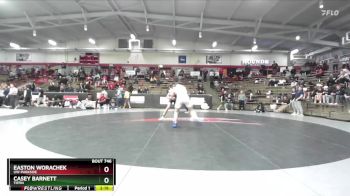 157 lbs Semifinal - Casey Barnett, Tiffin vs Easton Worachek, UW-Parkside