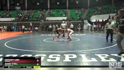 182 lbs Quarterfinal - Danny Fuell, New Hope HS vs Anthony Usry, Weaver