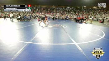 G5A-100 lbs Quarterfinal - Riane Robinett, LITTLE AXE (Girls) vs Monalisa Freeman, STILWELL (Girls)