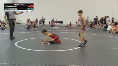 101 lbs Round 3 (6 Team) - Jacob Gambito, Washington Dual Team vs Elijah Merritt, GA United