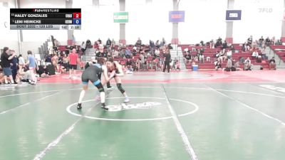 128 lbs Quarterfinal - Haley Gonzales, Crash Gwc vs Leni Heinicke, Germany