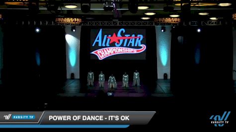 Power of Dance - It's OK [2022 Youth - Contemporary/Lyrical - Small Day 1] 2022 ASCS Wisconsin Dells Dance Grand Nationals and Cheer Showdown