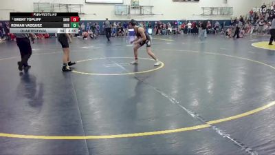 138 lbs Quarterfinal - Brent Topliff, Sandy vs Roman Vazquez, Sherwood