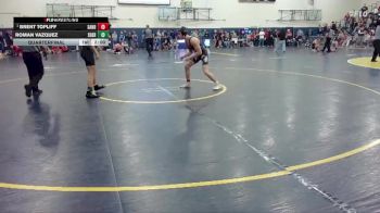 138 lbs Quarterfinal - Brent Topliff, Sandy vs Roman Vazquez, Sherwood