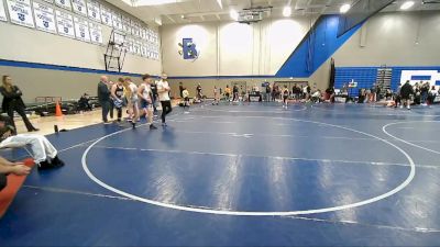 160 lbs Cons. Semi - McCallister Crowley, Cougars Wrestling Club vs Jaxton Hunt, Sanderson Wrestling Academy