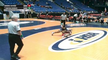190 lbs 5th Place Match - Kimyra Patrick, Plainfield (South) vs Kendra Hayden, Flossmoor (Homewood-F.)