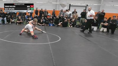 120 lbs Round 2 (10 Team) - Max Splete, Lake WC vs Teige Haller, Neighborhood Wrestling
