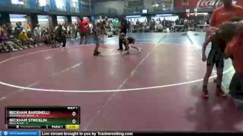 55 lbs Round 1 (8 Team) - Beckham Bardinelli, Assassins WC Black vs Beckham Stricklin, NOLA Black
