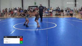 70 lbs Consolation - Steele Fury, South Central Punishers vs Tytan Ellis, Unattached