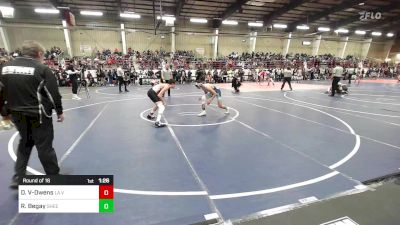 120 lbs Round Of 16 - Daniel Villalobos-Owens, La Veta vs Riley Begay, SheepCamp WC