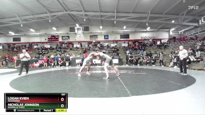 197 lbs Semifinal - Logan Kvien, McKendree vs Nicholas Johnson, Glenville State