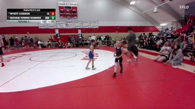 45-49 lbs Round 3 - Giovani Torres Ramirez, Greeley Metro WC vs Wyatt Cosson, Platte Valley