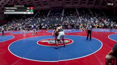 1A-285 lbs Cons. Round 1 - Nick Morrell, Social Circle vs Owen Diaz, Jasper County