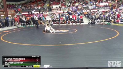 4A 106 lbs Cons. Semi - Thayne Pfizenmaier, Clay Center Community vs Brayden Luinstra, Augusta