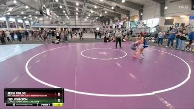 70 lbs 1st Place Match - Isis Johnson, El Paso Supers Wrestling Club vs Jessi Fields, Hill Country Wildcats Wrestling Club