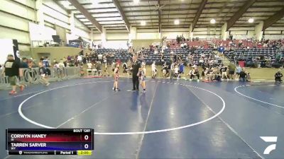 78 lbs Cons. Round 3 - Corwyn Haney, ID vs Tarren Sarver, WY