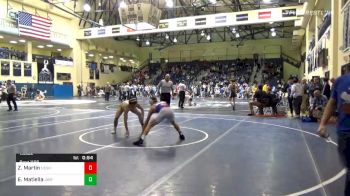 138 lbs Consolation - Zac Martin, Neshaminy vs Esteban Matiella, JW Robinson