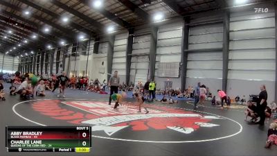 50 lbs Semis & 1st Wrestleback (8 Team) - Abby Bradley, Black Mambas vs Charlee Lane, Queens Of The Corn Red