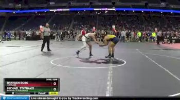 D1-171 lbs Cons. Semi - Michael Stathakis, Wyandotte Roosevelt vs Brayden Bobo, Hartland