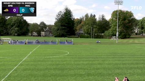 Replay: Emerson vs Mount Holyoke | Sep 28 @ 12 PM