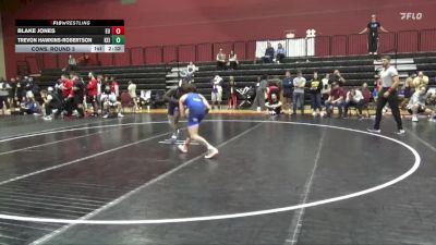 125 lbs Cons. Round 3 - Trevon Hawkins-Robertson, Keiser University vs Blake Jones, Emmanuel College