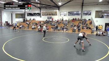 141 lbs Semifinal - Zach Haughton, Indianapolis vs Michael Kallimani, Manchester
