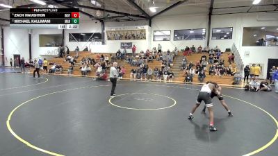 141 lbs Semifinal - Zach Haughton, Indianapolis vs Michael Kallimani, Manchester