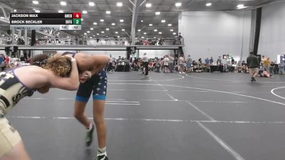 126 lbs Semis & 1st Wrestleback (8 Team) - Jackson Max, Grit Mat Club Blue vs Brock Beckler, Team Shutt GT