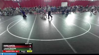 63 lbs Champ. Round 1 - Mario Martin, B.A.M. Training Center vs Logan Fratzke, DC Elite Wrestling