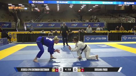 Diosana Frigo vs Jessica Lyn Cherman Goltsman 2026 Pan Jiu Jitsu IBJJF Championship