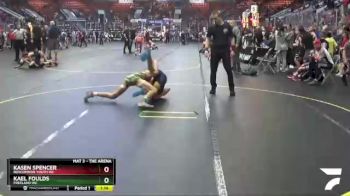 85 lbs Cons. Round 4 - Kael Foulds, Freeland WC vs Kasen Spencer, Roscommon Youth WC