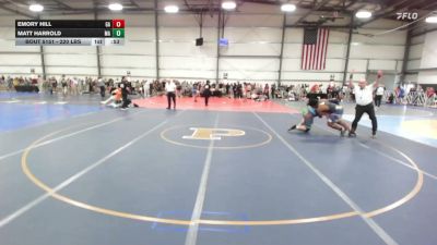 220 lbs Consi Of 32 #2 - Emory Hill, GA vs Matt Harrold, MA