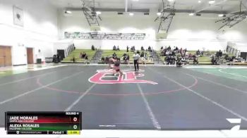 123 lbs Round 4 - Alexa Rosales, Palomar College vs Jade Morales, Santa Ana College