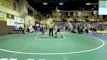 120 lbs Champ. Round 2 - Dane Curran, Costa Mesa vs Izeah Castorena, Valencia (Placentia)