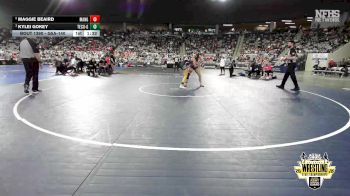 G5A-140 lbs Semifinal - Kylei Gokey, TECUMSEH (Girls) vs Maggie Beaird, MANNFORD (Girls)