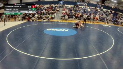 285 lbs Quarterfinal - Mauro Pellot, Alvernia University vs Andrew Franklin, Muhlenberg