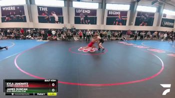 126 lbs Quarterfinal - James Duncan, Ryse Wrestling Club vs Kyla Janowitz, Patriot Wrestling Club