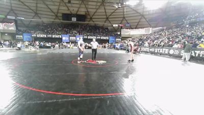 Boys 1B/2B 157 Quarterfinal - Sawyer Evans, Cle Elum vs Mason Simons, Republic-Curlew