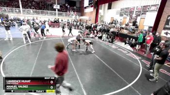 138 lbs Champ. Round 3 - Manuel Valdez, Bishop Kelly vs Lawrence Muhat, Lake Stevens