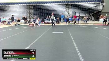 92 lbs Round 3 (10 Team) - Dominic DiZenzo, Team Shutt vs TC Strebel, Legend Wrestling