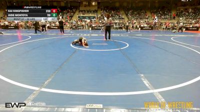 46 lbs Consi Of 16 #2 - Kai Kingfisher, Storm Wrestling Center vs Jude Montoya, Top Rank Hammers