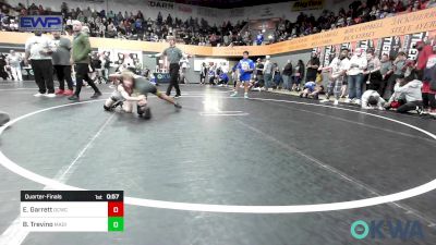 80 lbs Quarterfinal - Ely Garrett, Deer Creek Wrestling Club vs Bladimir Trevino, Madill Takedown