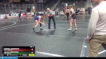 127 lbs Quarterfinal - Sophie Anderson, Team Kentucky vs Nicole Redmond, Team Kansas