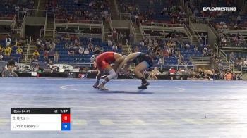 120 lbs Cons 64 #1 - Diego Ortiz, Oklahoma vs Luke Van Orden, Nevada