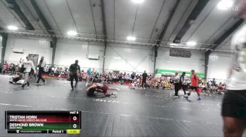 106 lbs Cons. Semi - Tristan Horn, White House Wrestling Club vs Desmond Brown, Rush MMA