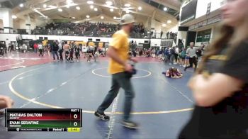 125 lbs Cons. Semi - Mathias Dalton, Emmett vs Evan Serafine, Meridian