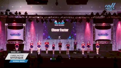 Cheer Factor - MYSTIQUE [2023 L2 Senior Day 3] 2023 Spirit Fest Grand Nationals